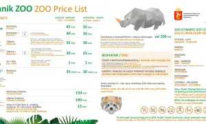 Cennik zoo Warszawa czas zwiedzania: bilety normalne, ulgowe, rodzinne, roczne. Godziny otwarcia zoo w zależności od miesiąca.